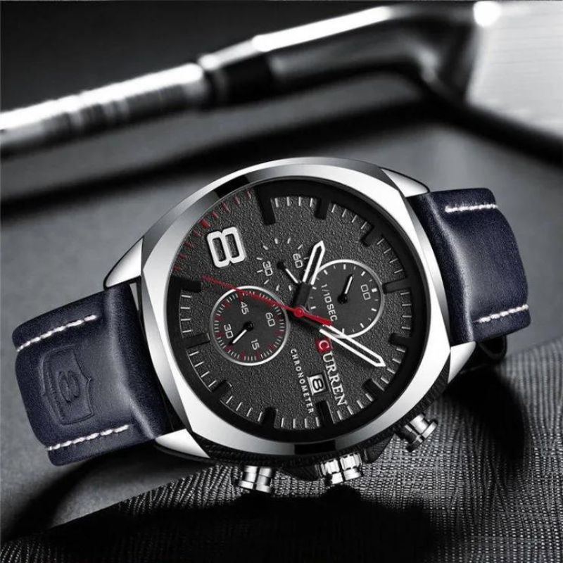 Vandtæt Chronograf Sport Militær Ur