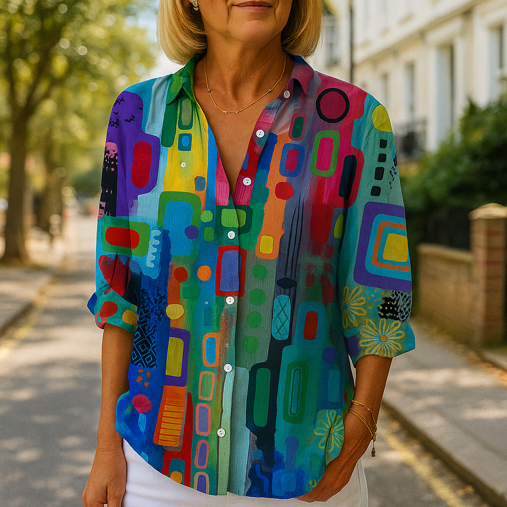 Noor™ Minimalistisk & Chic Bluse