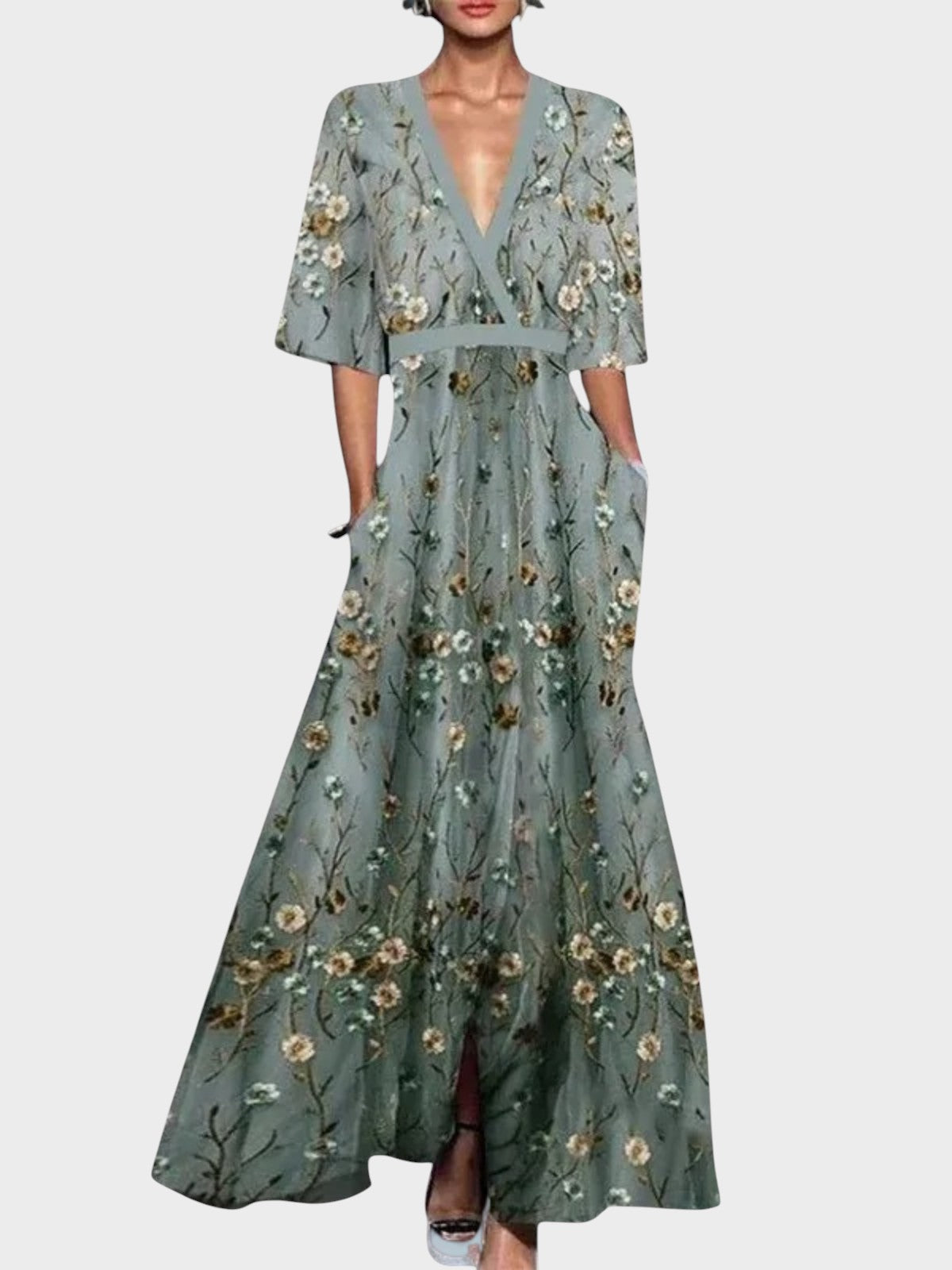 GRACE | ELEGANT FLORAL DRESS