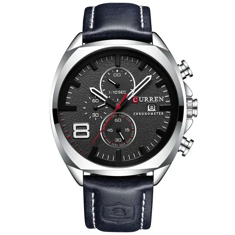 Vandtæt Chronograf Sport Militær Ur