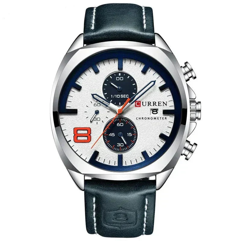 Vandtæt Chronograf Sport Militær Ur