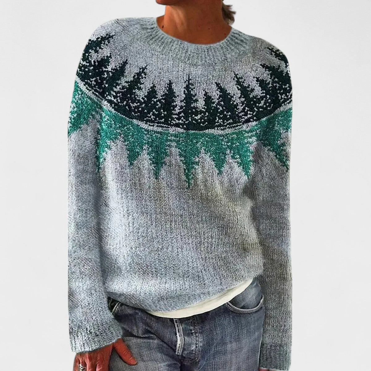 Ragna | Retro-efterårspullover