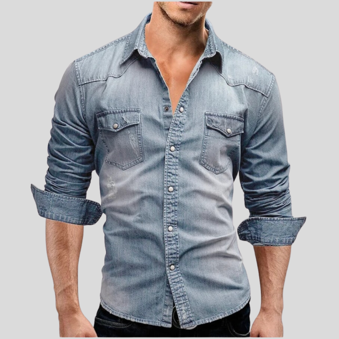 Nordhavn™ | Rejseklar Denimskjorte