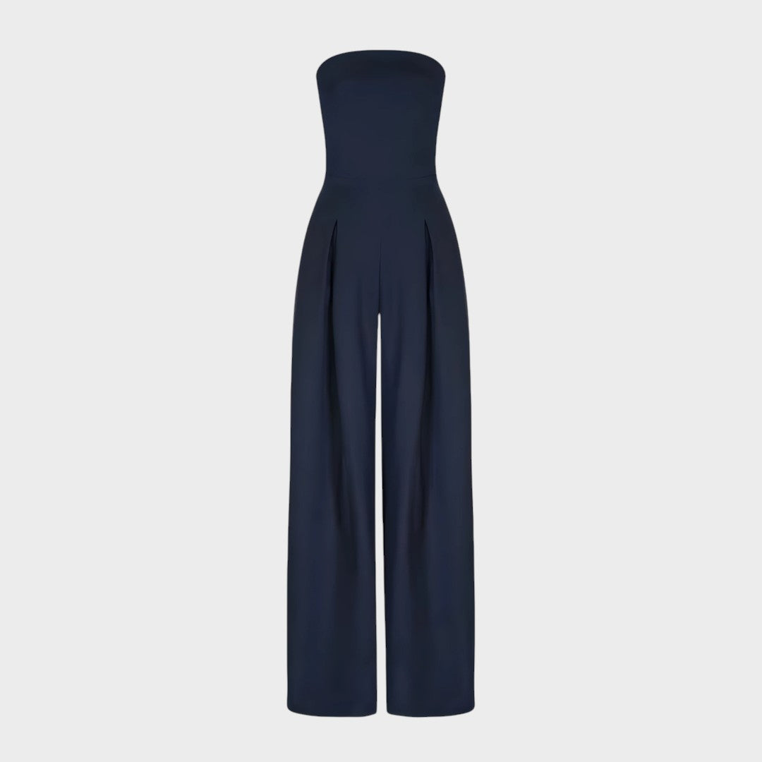 CLARA | Stilfuld stropløs jumpsuit
