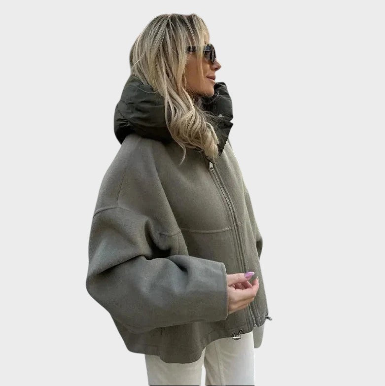 Edith | Cozy Hættetrøje Oversized Jakke