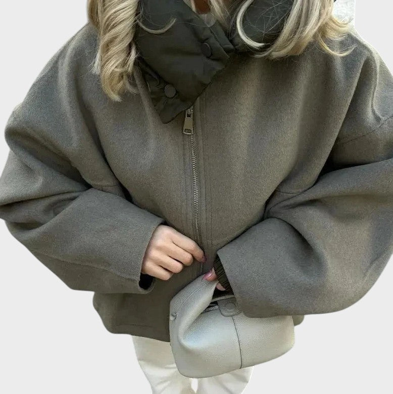 Edith | Cozy Hættetrøje Oversized Jakke