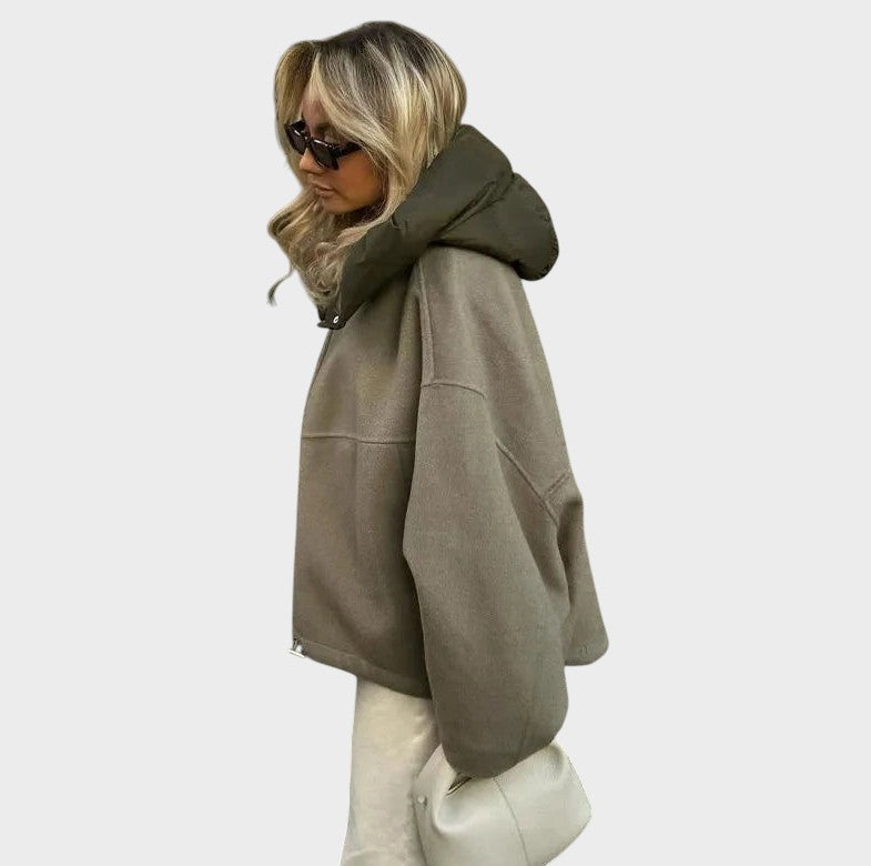 Edith | Cozy Hættetrøje Oversized Jakke